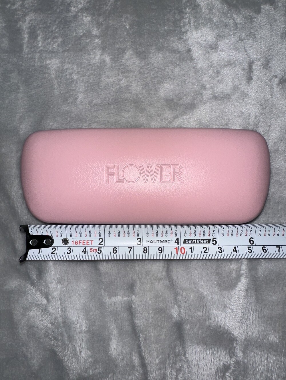Pink Sunglasses Case with Floral Cleaning Cloth - Picture 2 of 6